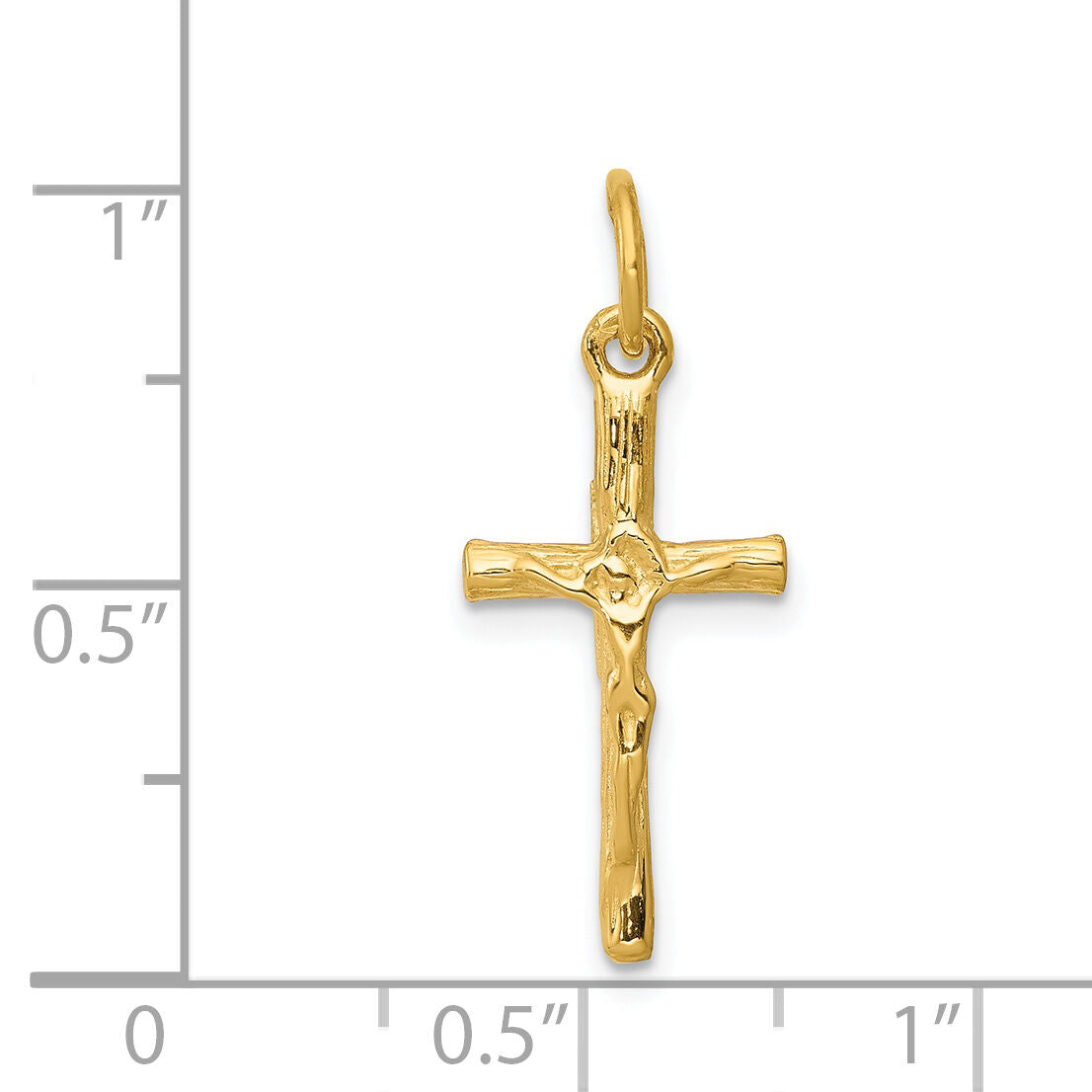 14k Crucifix Charm-C795