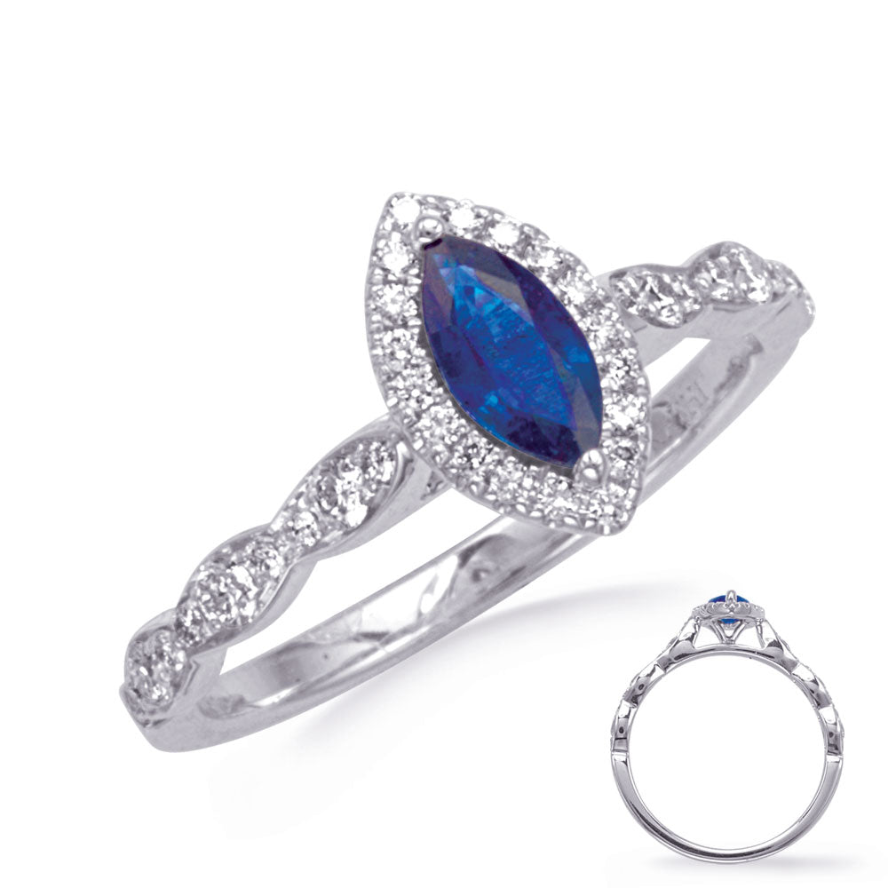 Sapphire & Diamond Ring