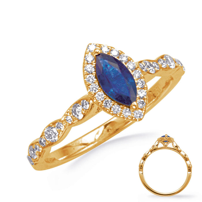 Sapphire & Diamond Ring