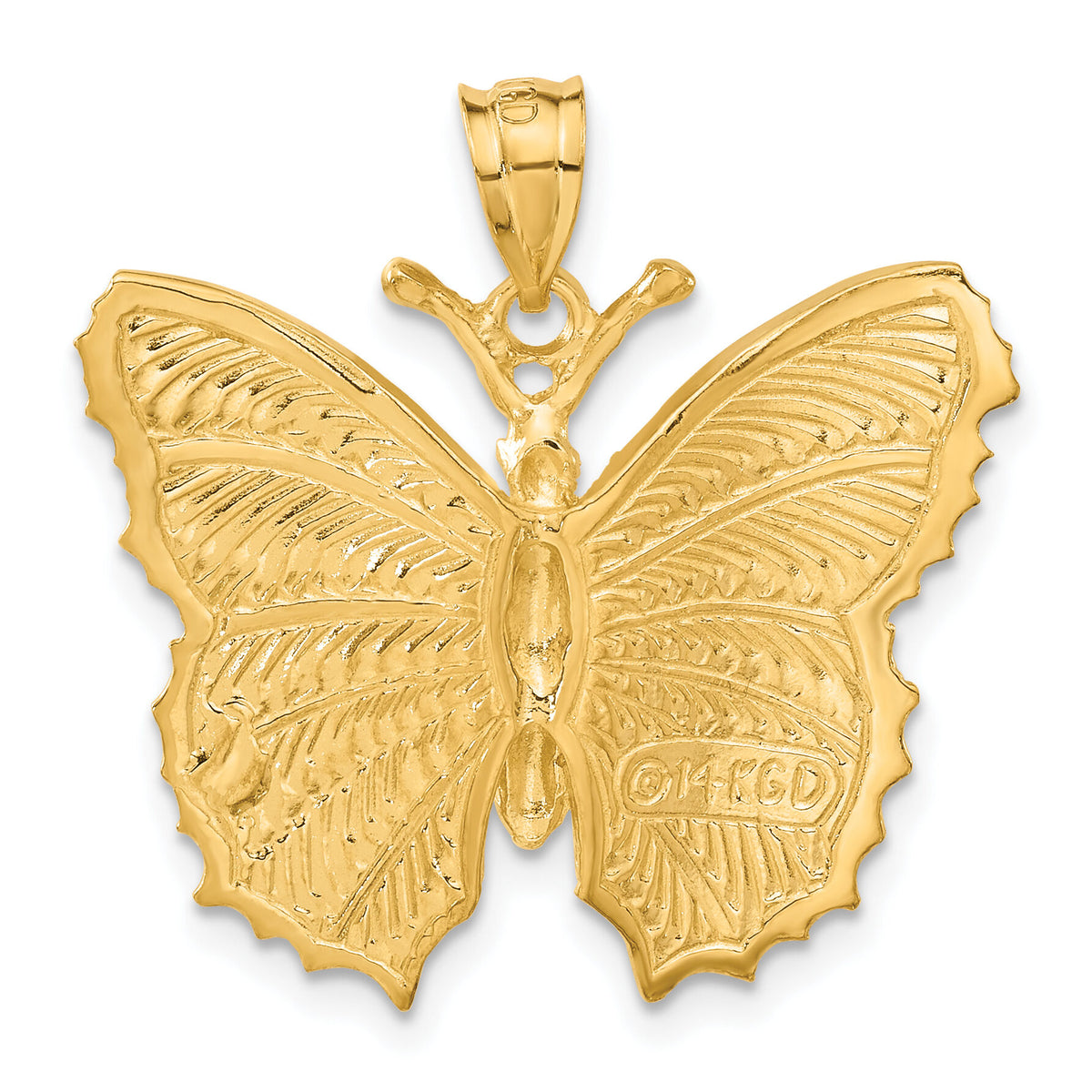14k Butterfly Charm-C859