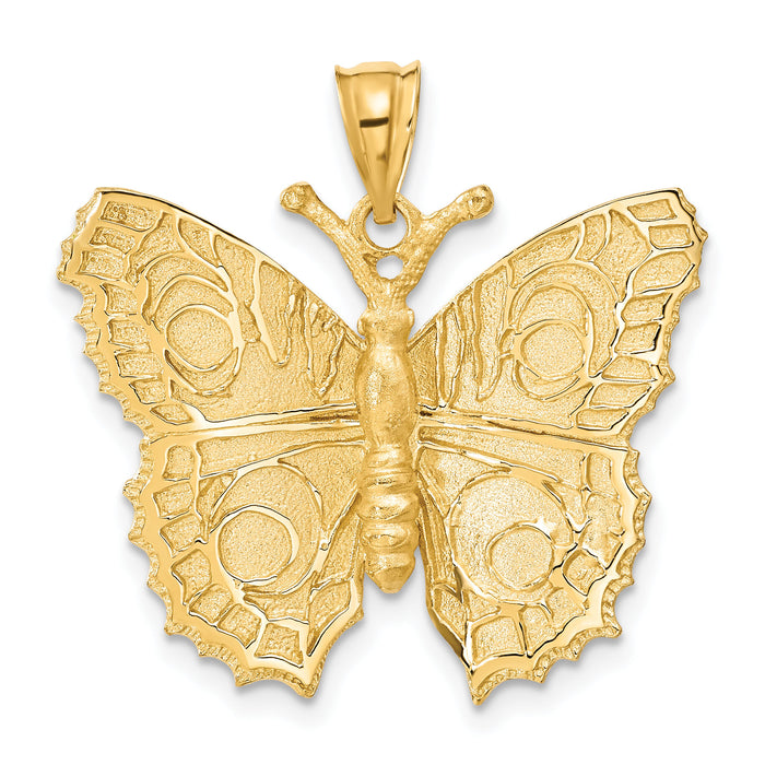 14k Butterfly Charm-C859