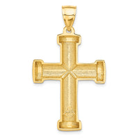 14k Polished Latin Cross Pendant-C887