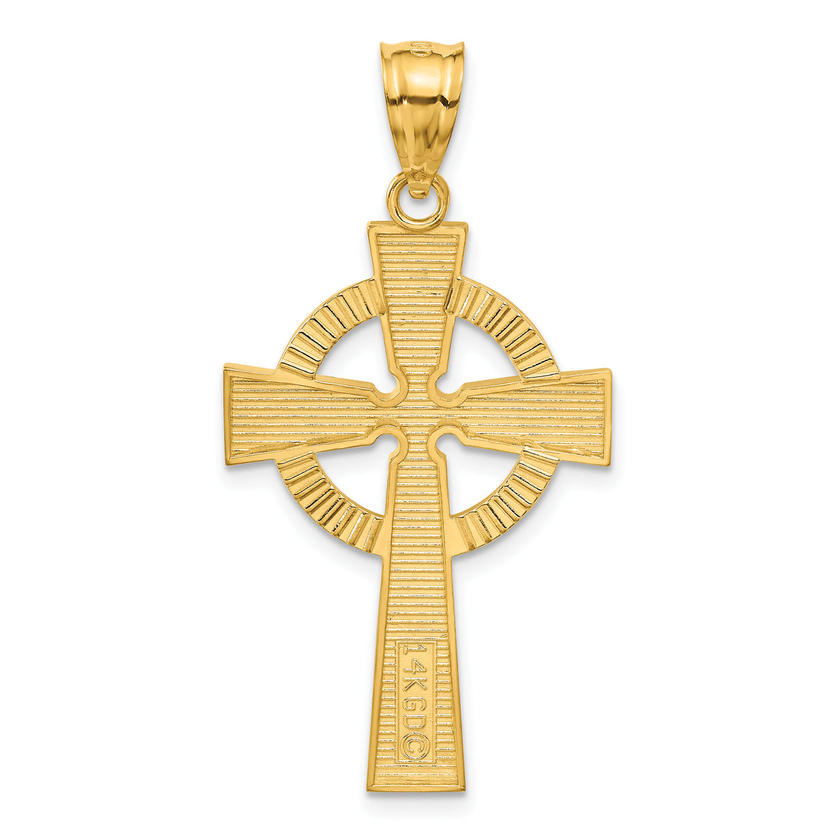 14k Celtic Cross Pendant-C894