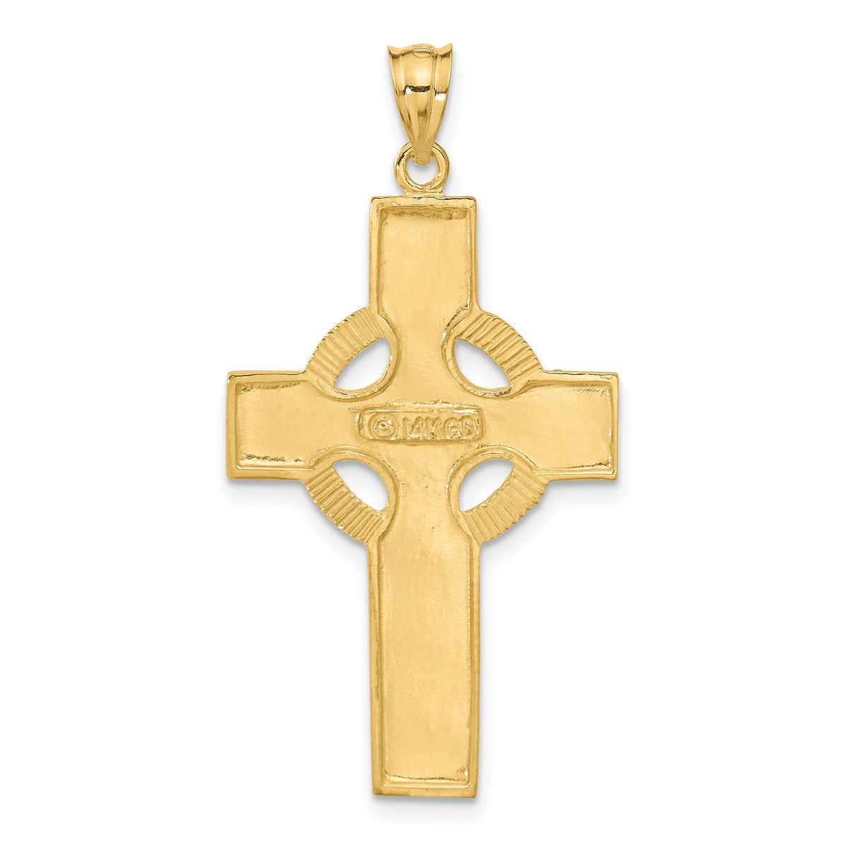 14k Celtic Cross Pendant-C895