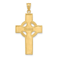 14k Celtic Cross Pendant-C895