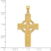 14k Celtic Cross Pendant-C895