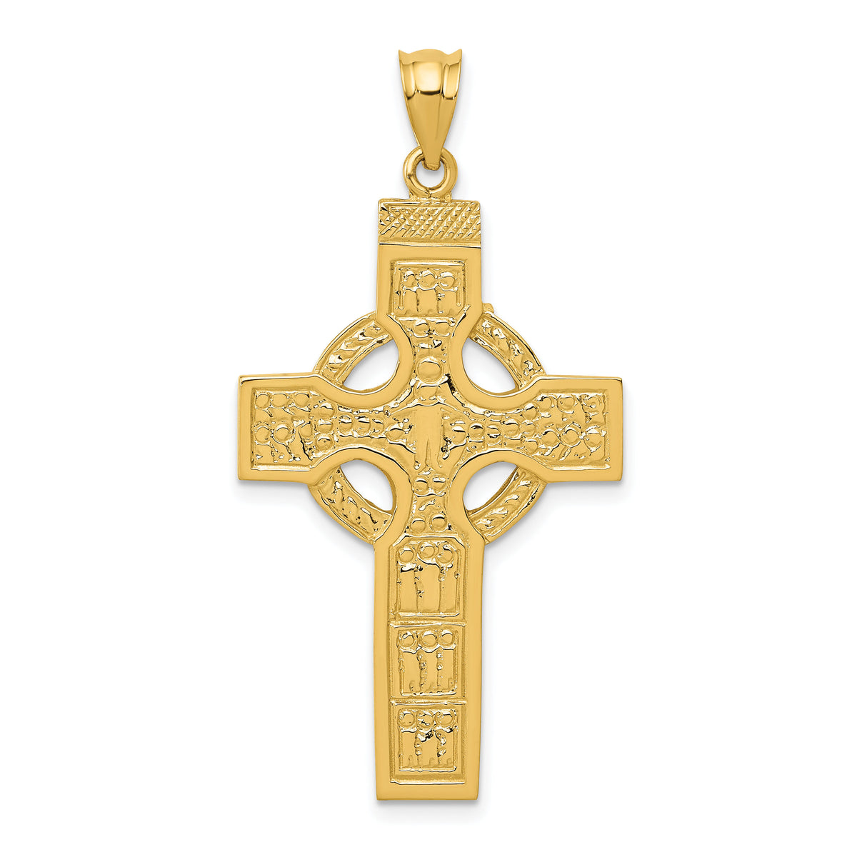14k Celtic Cross Pendant-C895