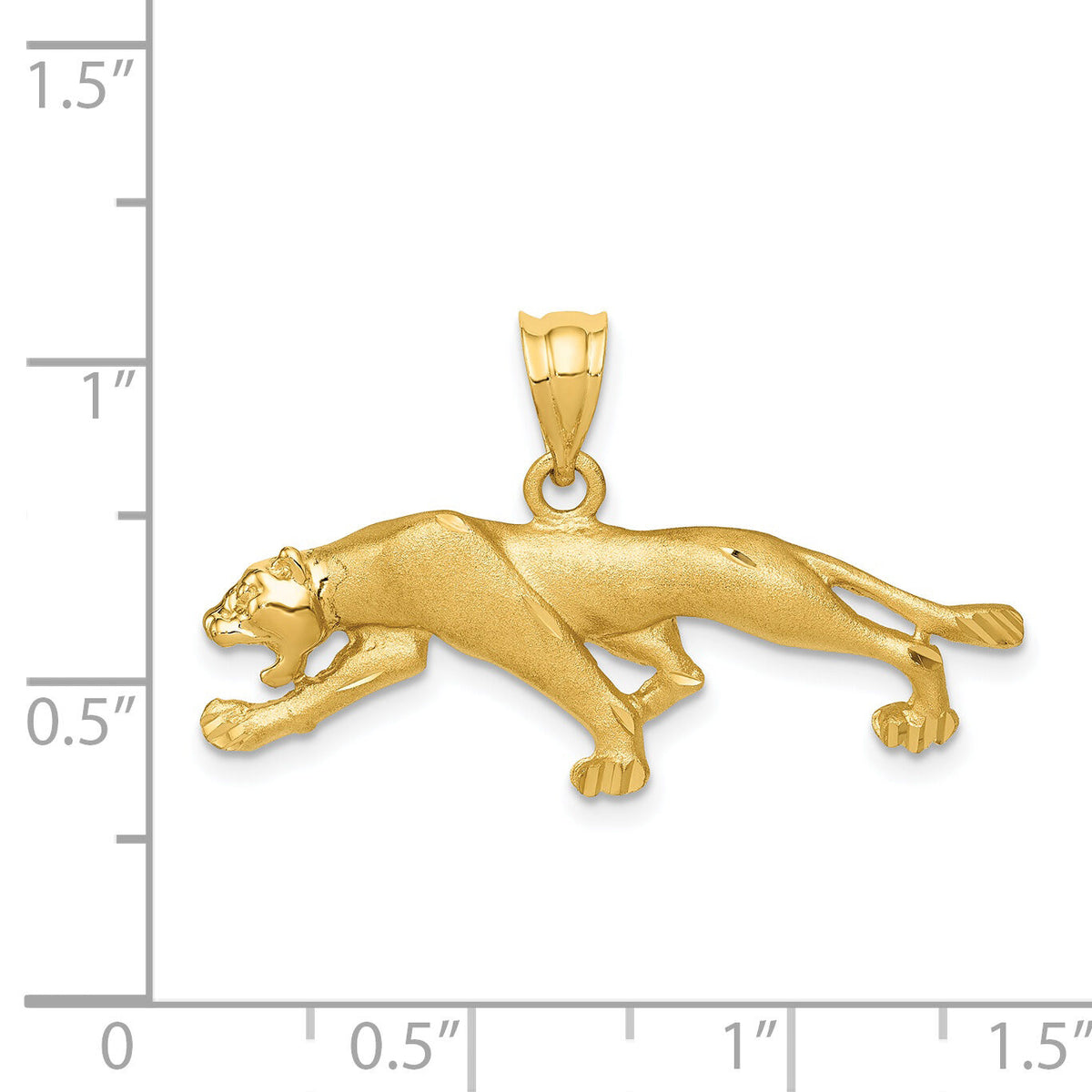 14k Panther Pendant-C92