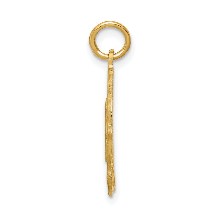 14k # 25 in Oval Pendant-C983