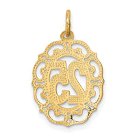 14k # 25 in Oval Pendant-C983
