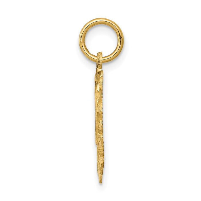 14k 20 in Heart Charm-C985