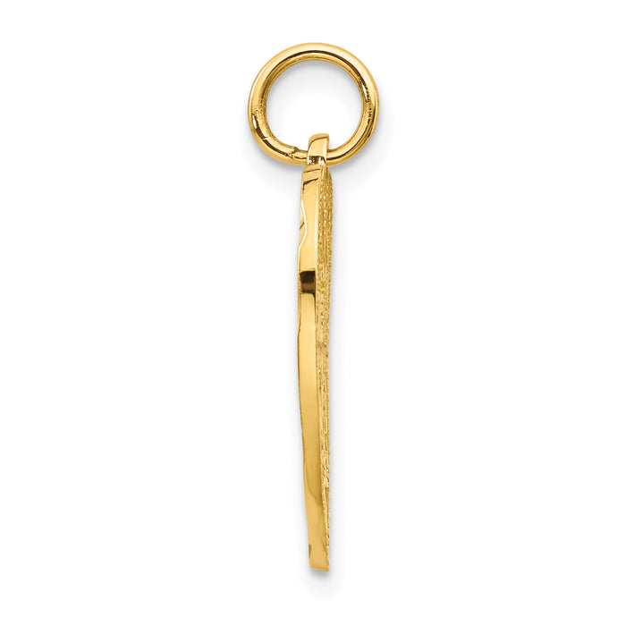 14k SWEET 16 in A Heart Charm-C999
