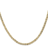 14k 3mm Concave Anchor Chain-CCA080-16