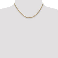14k 3mm Concave Anchor Chain-CCA080-16