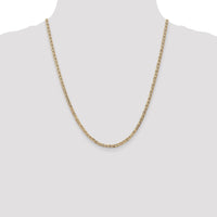 14k 3mm Concave Anchor Chain-CCA080-22