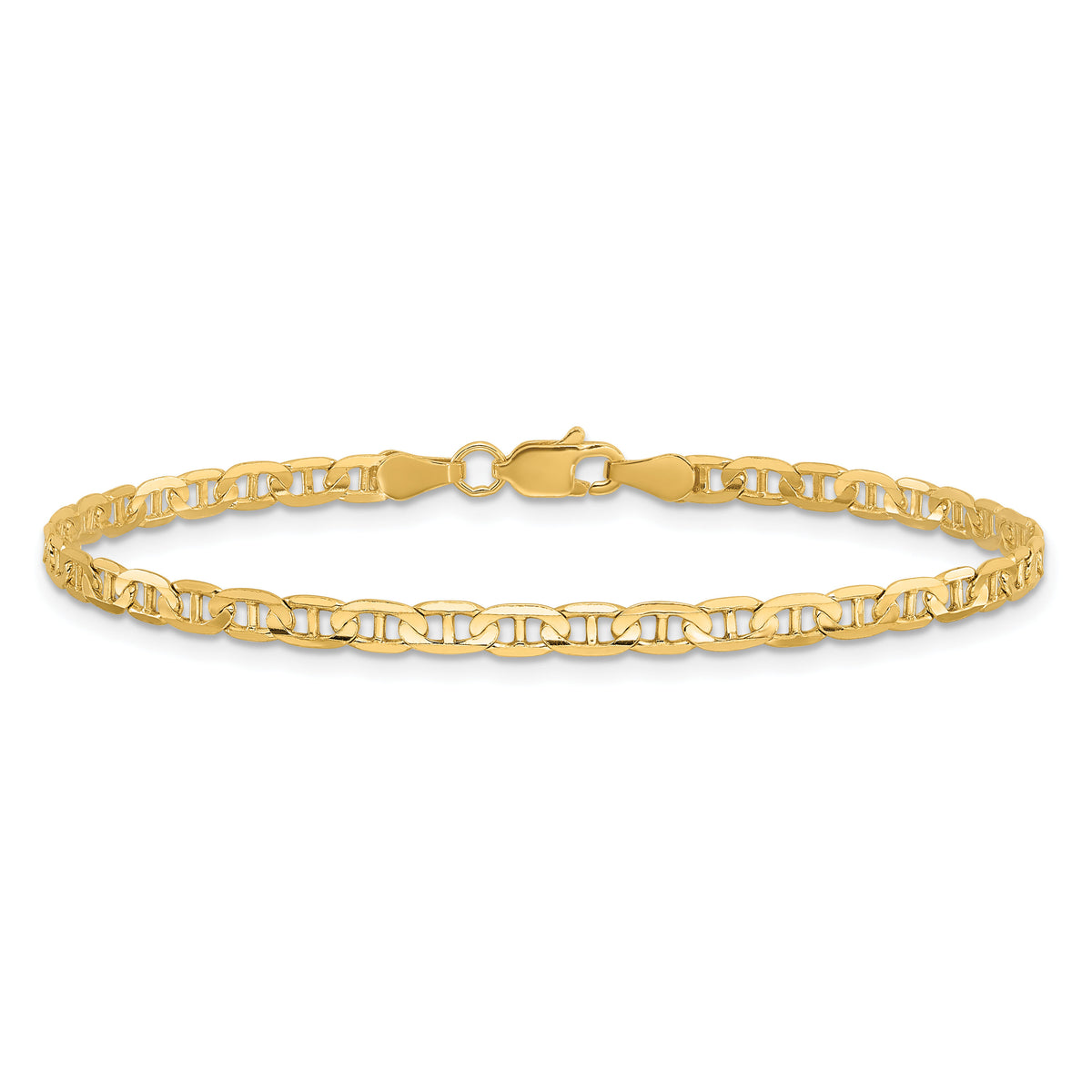 14k 3mm Concave Anchor Chain-CCA080-8