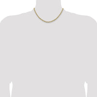 14k 3.75mm Concave Anchor Chain-CCA100-16