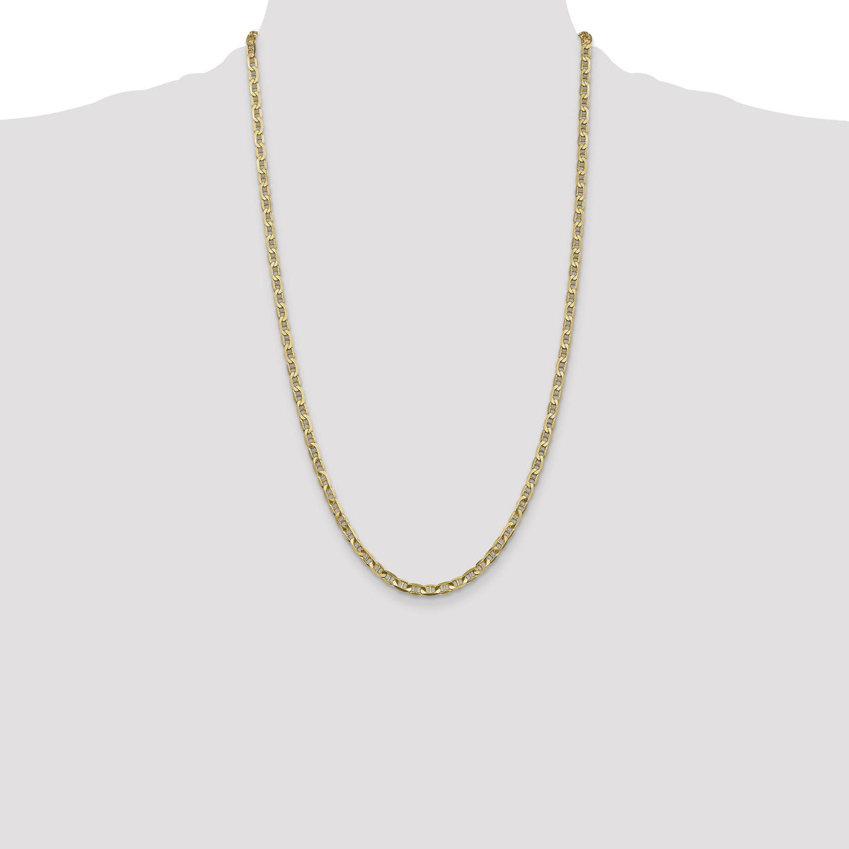 14k 3.75mm Concave Anchor Chain-CCA100-26