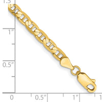 14k 3.75mm Concave Anchor Chain-CCA100-10