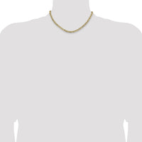 14k 4.5mm Concave Anchor Chain-CCA120-16
