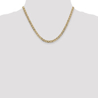 14k 4.5mm Concave Anchor Chain-CCA120-18