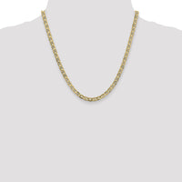 14k 4.5mm Concave Anchor Chain-CCA120-20