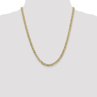 14k 4.5mm Concave Anchor Chain-CCA120-22