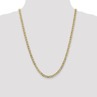 14k 4.5mm Concave Anchor Chain-CCA120-24