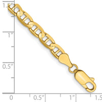 14k 4.5mm Concave Anchor Chain-CCA120-9