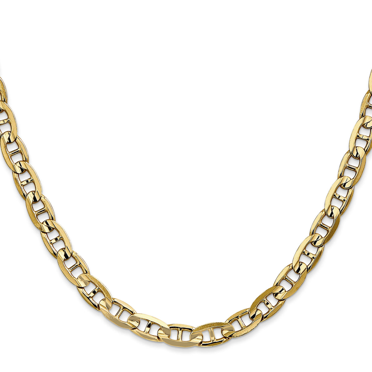 14k 5.25mm Concave Anchor Chain-CCA140-24