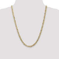 14k 5.25mm Concave Anchor Chain-CCA140-24