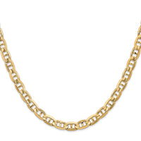14k 6.25mm Concave Anchor Chain-CCA160-26