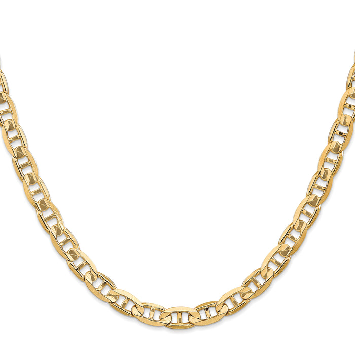 14k 6.25mm Concave Anchor Chain-CCA160-20