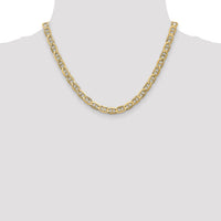 14k 6.25mm Concave Anchor Chain-CCA160-18