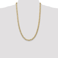 14k 6.25mm Concave Anchor Chain-CCA160-26