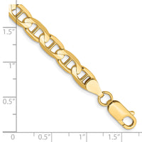 14k 6.25mm Concave Anchor Chain-CCA160-9