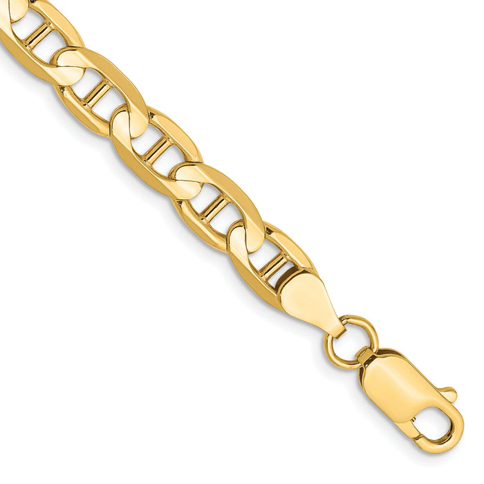 14k 6.25mm Concave Anchor Chain-CCA160-8