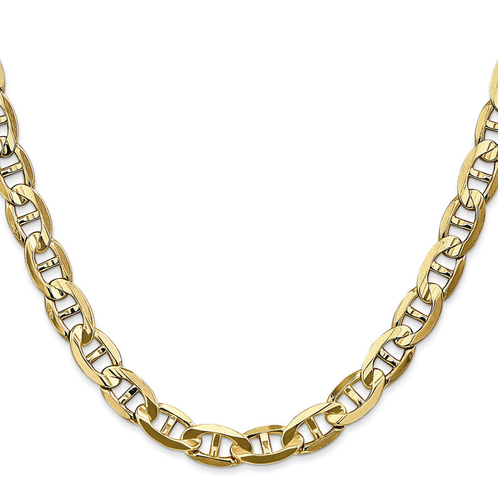 14k 7mm Concave Anchor Chain-CCA180-26