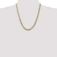 14k 7mm Concave Anchor Chain-CCA180-22
