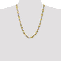 14k 7mm Concave Anchor Chain-CCA180-24
