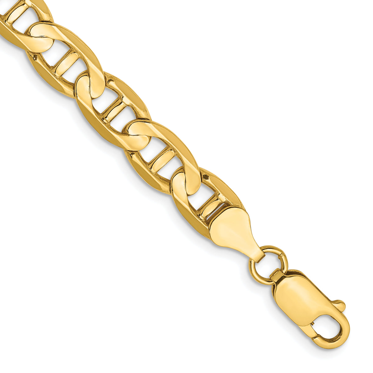 14k 7mm Concave Anchor Chain-CCA180-8