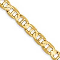 14k 7mm Concave Anchor Chain-CCA180-26