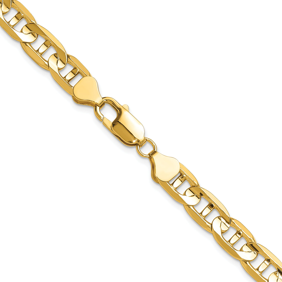 14k 8mm Concave Anchor Chain-CCA200-22