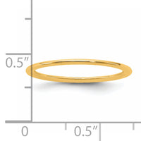 14KY 1mm Standard Comfort Fit Band-CF010