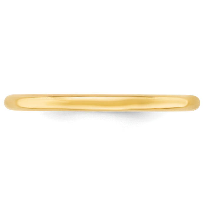 14KY 2mm Standard Comfort Fit Band-CF020