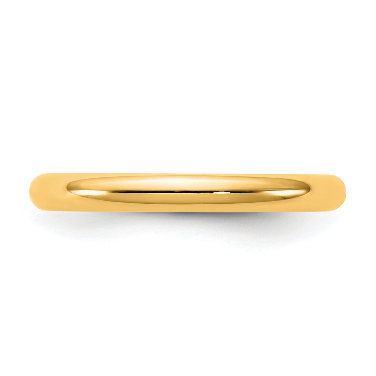 14KY 2.5mm Standard Comfort Fit Band-CF025