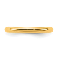 14KY 2.5mm Standard Comfort Fit Band-CF025