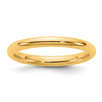 14KY 2.5mm Standard Comfort Fit Band-CF025