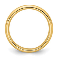 14k Yellow Gold 3mm Standard Weight Comfort Fit Wedding Band Size 13-CF030-13