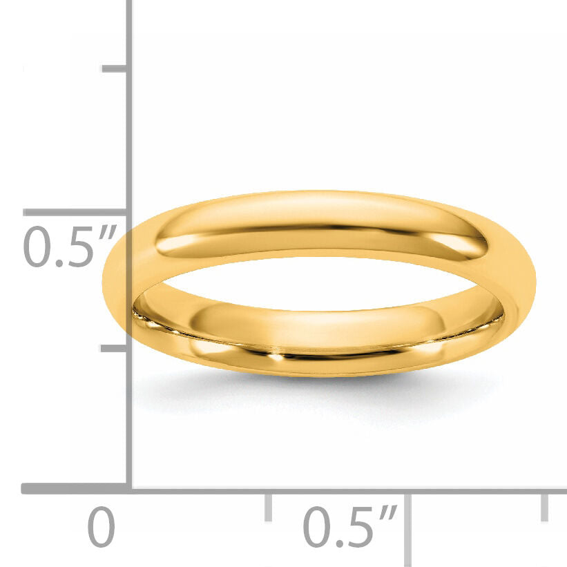 14KY 3.5mm Standard Comfort Fit Band-CF035